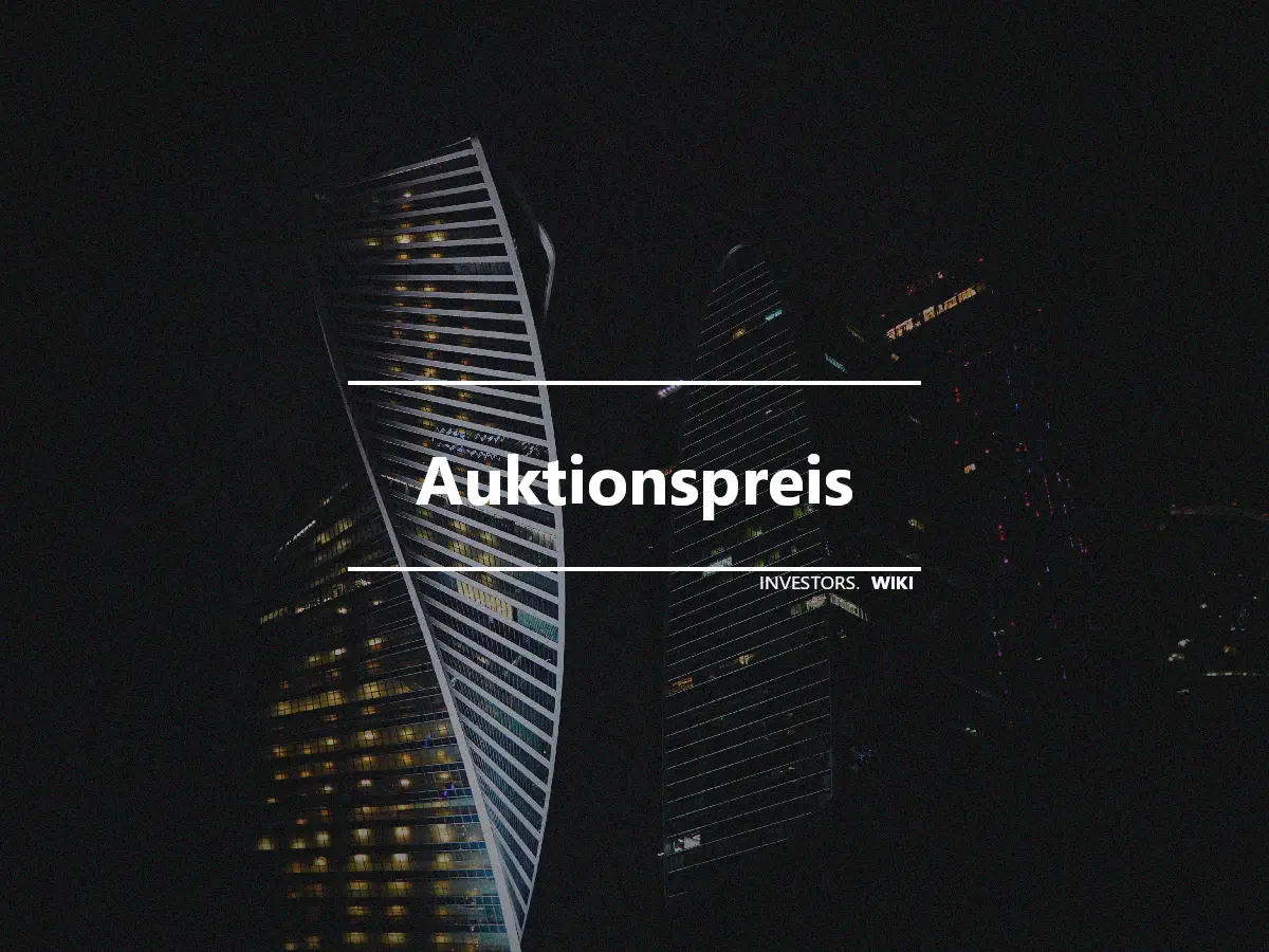 Auktionspreis