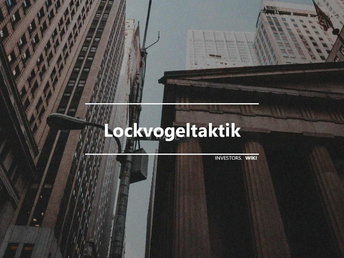 Lockvogeltaktik