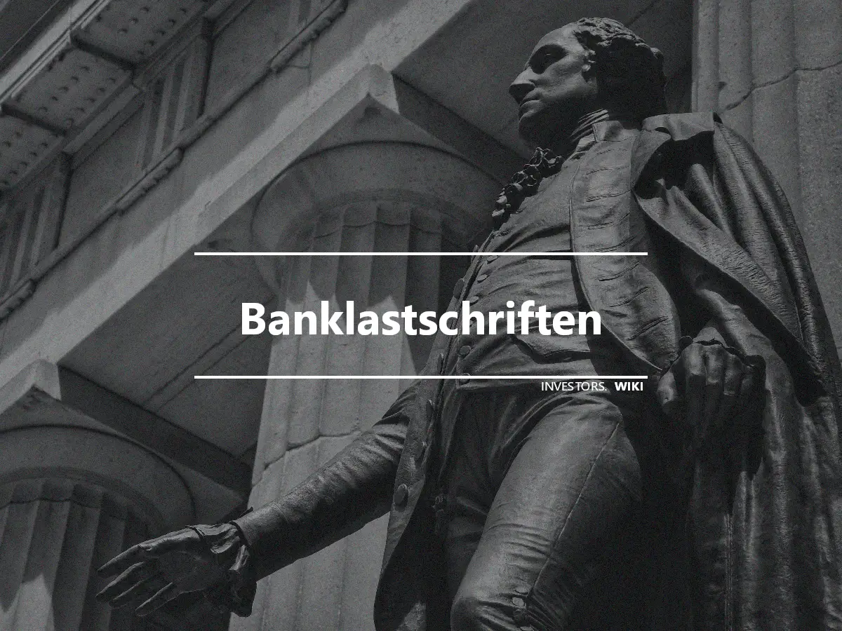 Banklastschriften