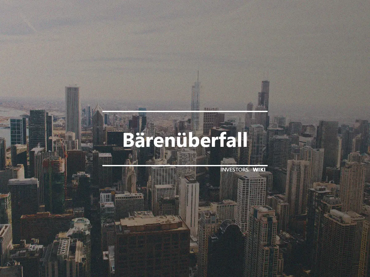 Bärenüberfall