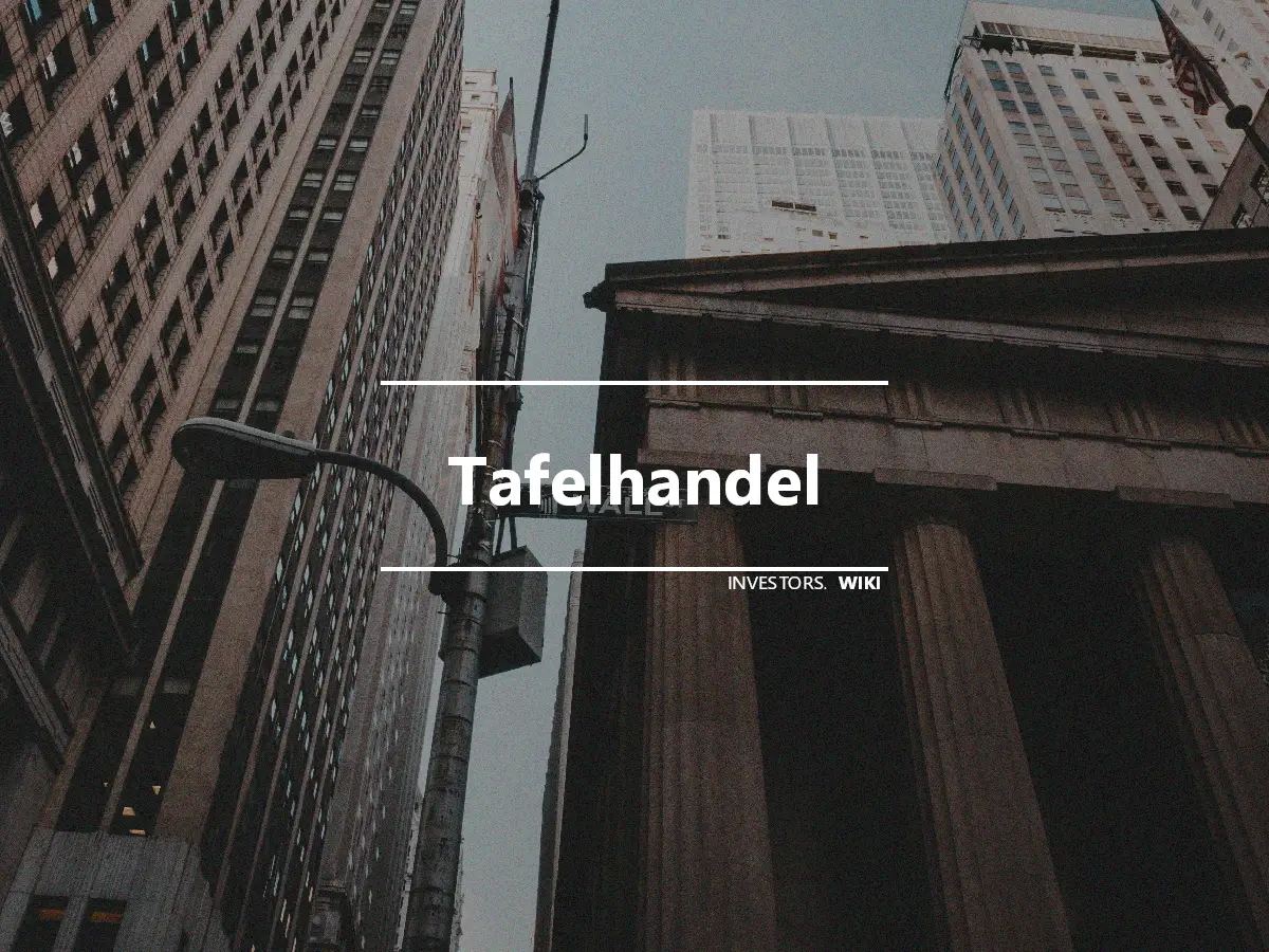 Tafelhandel