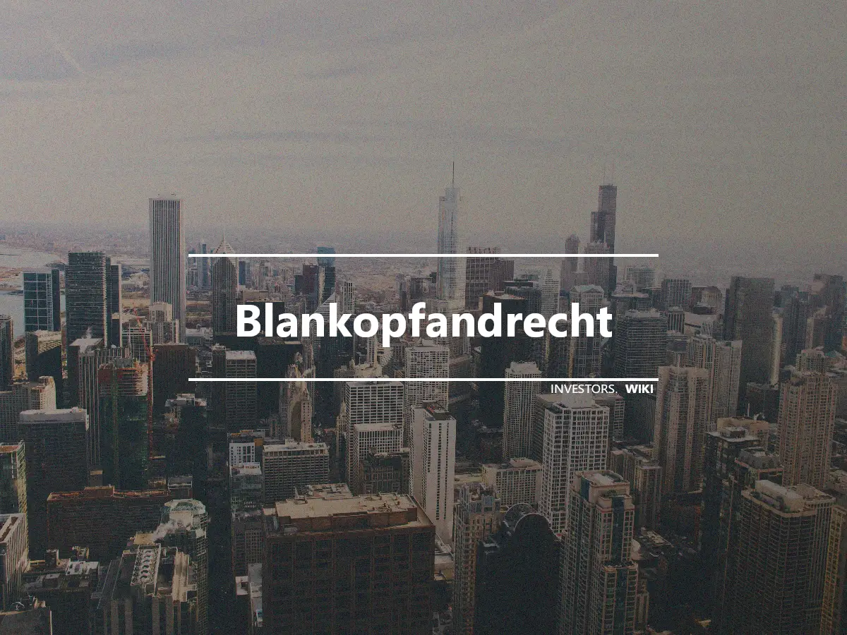 Blankopfandrecht