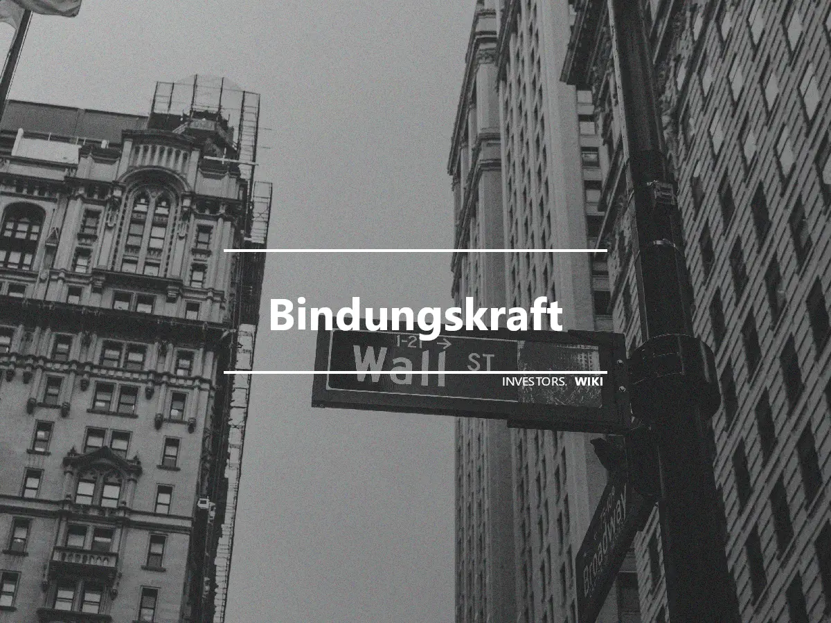 Bindungskraft