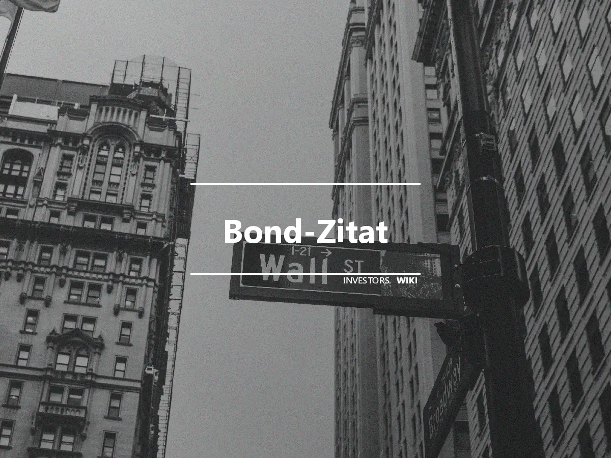 Bond-Zitat