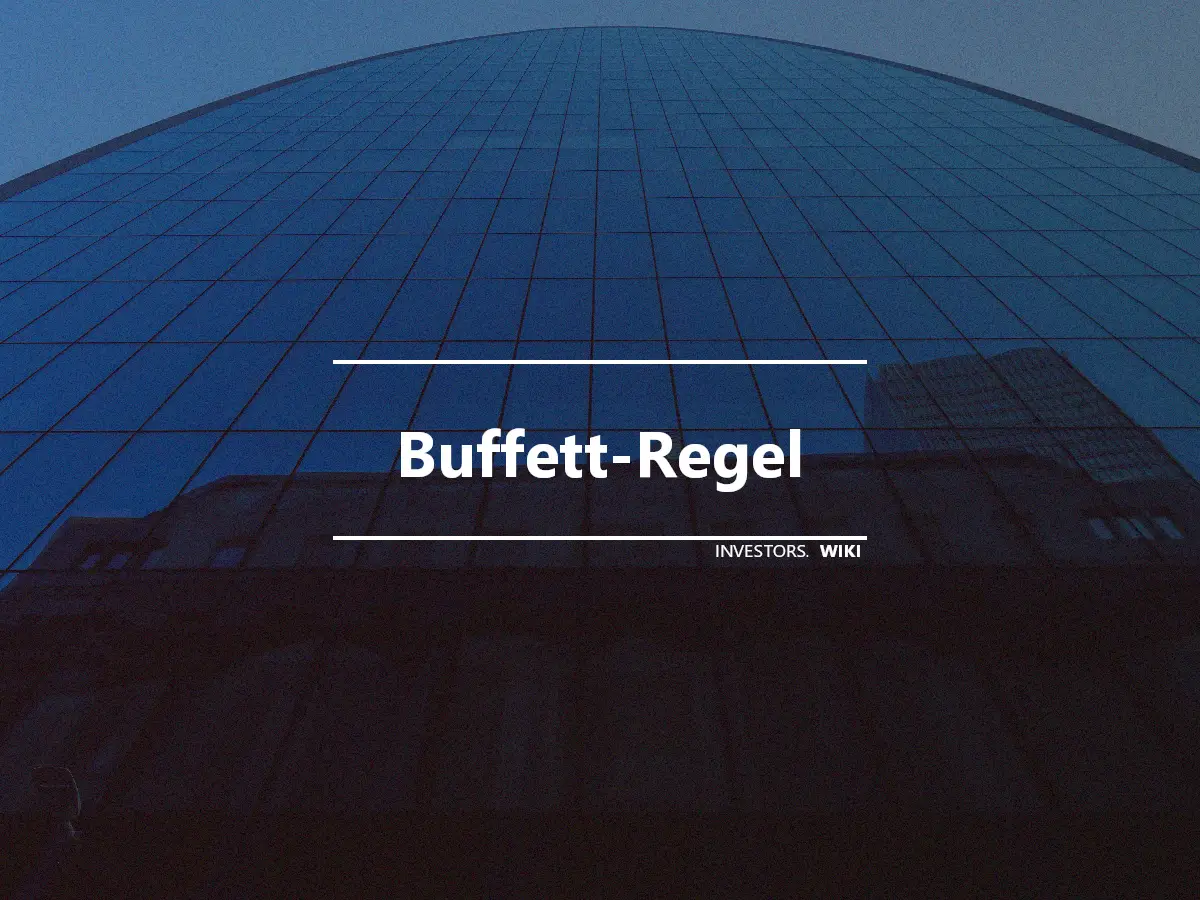 Buffett-Regel