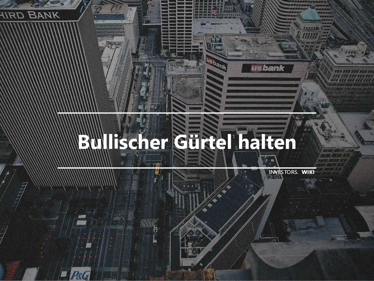 Bullischer Gürtel halten