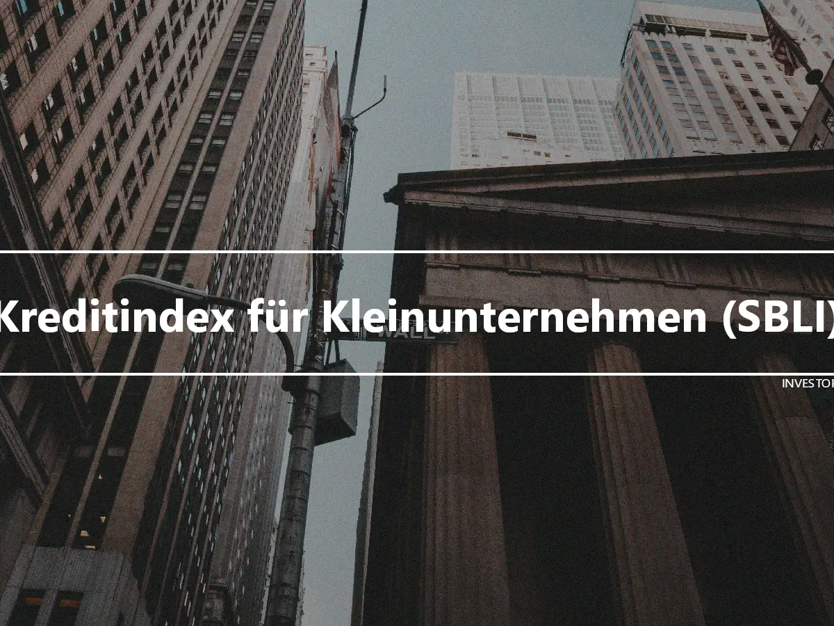 Kreditindex für Kleinunternehmen (SBLI)