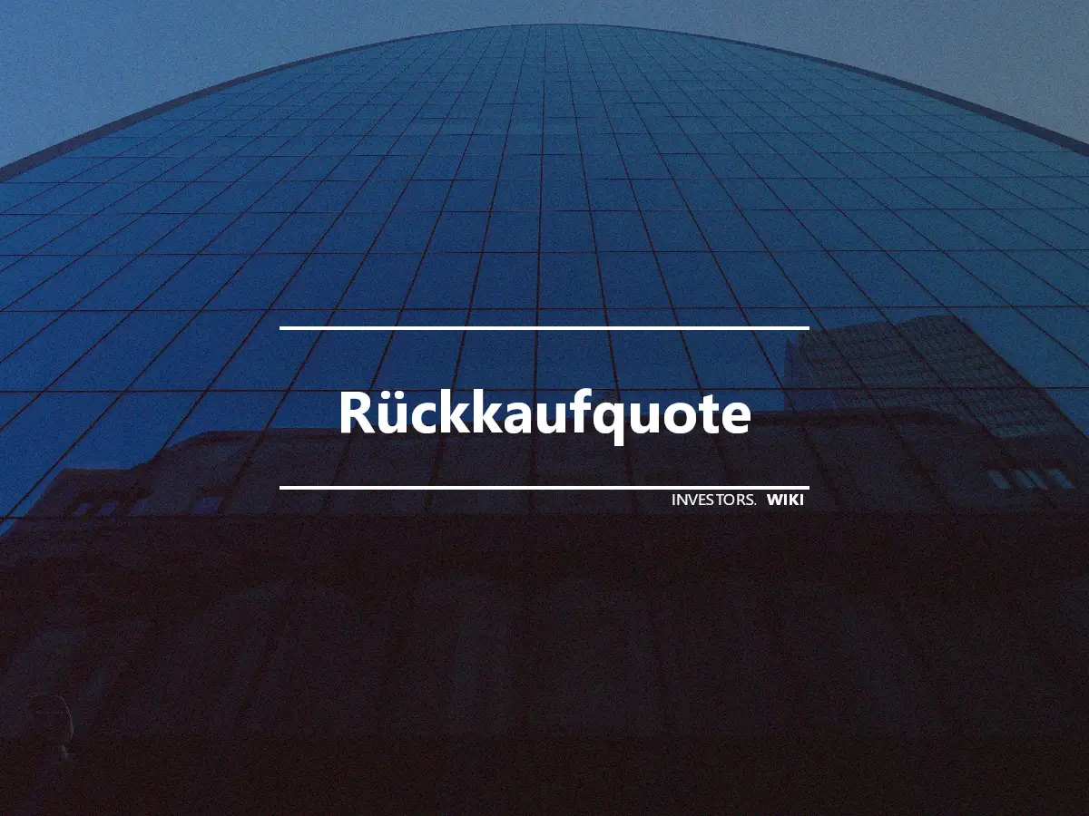 Rückkaufquote