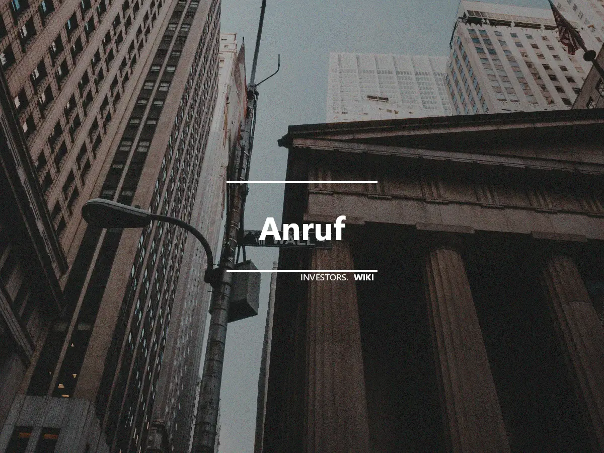 Anruf