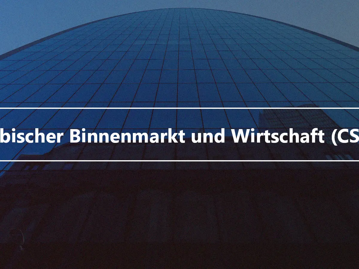 Karibischer Binnenmarkt und Wirtschaft (CSME)