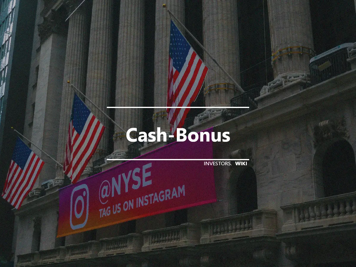 Cash-Bonus