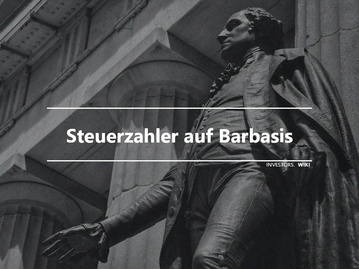 Steuerzahler auf Barbasis