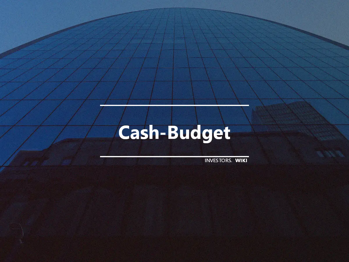 Cash-Budget