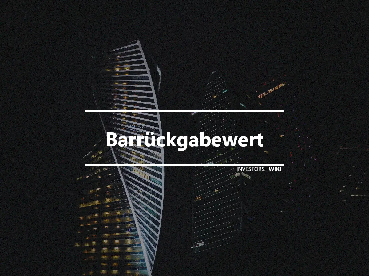 Barrückgabewert