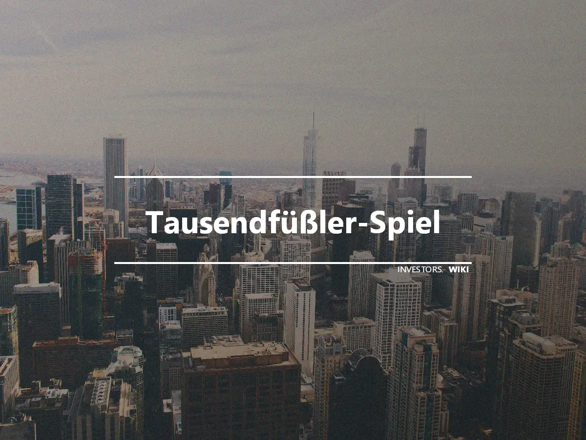 Tausendfüßler-Spiel