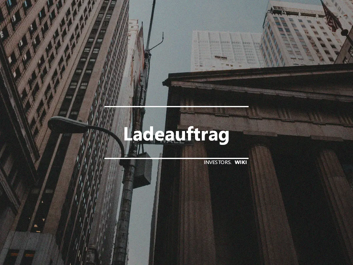 Ladeauftrag