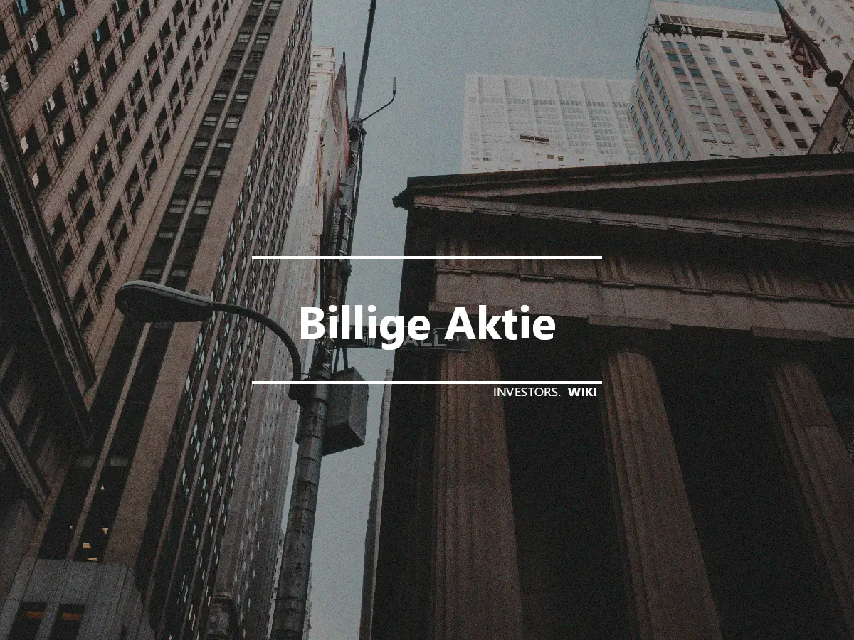 Billige Aktie