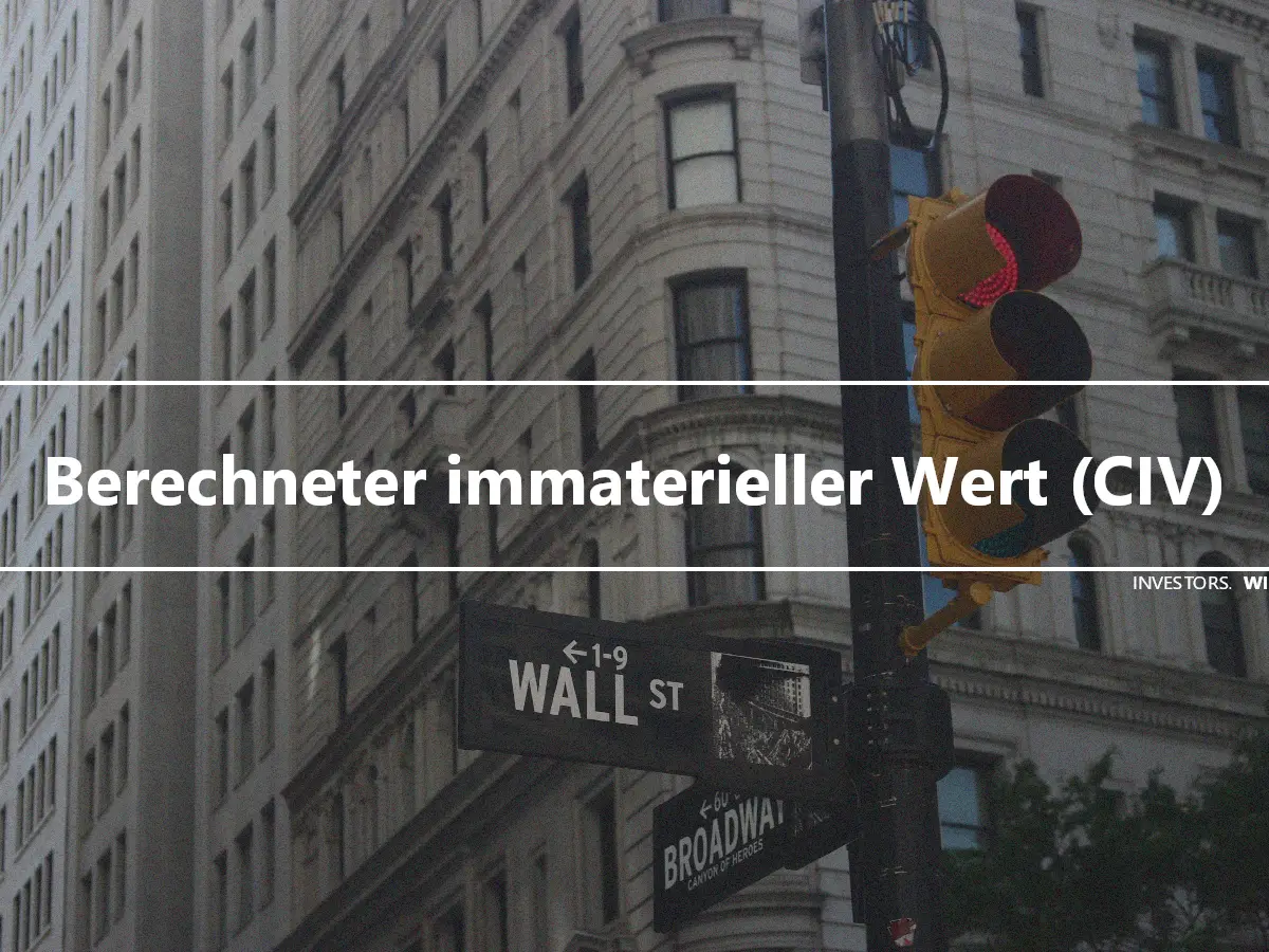 Berechneter immaterieller Wert (CIV)