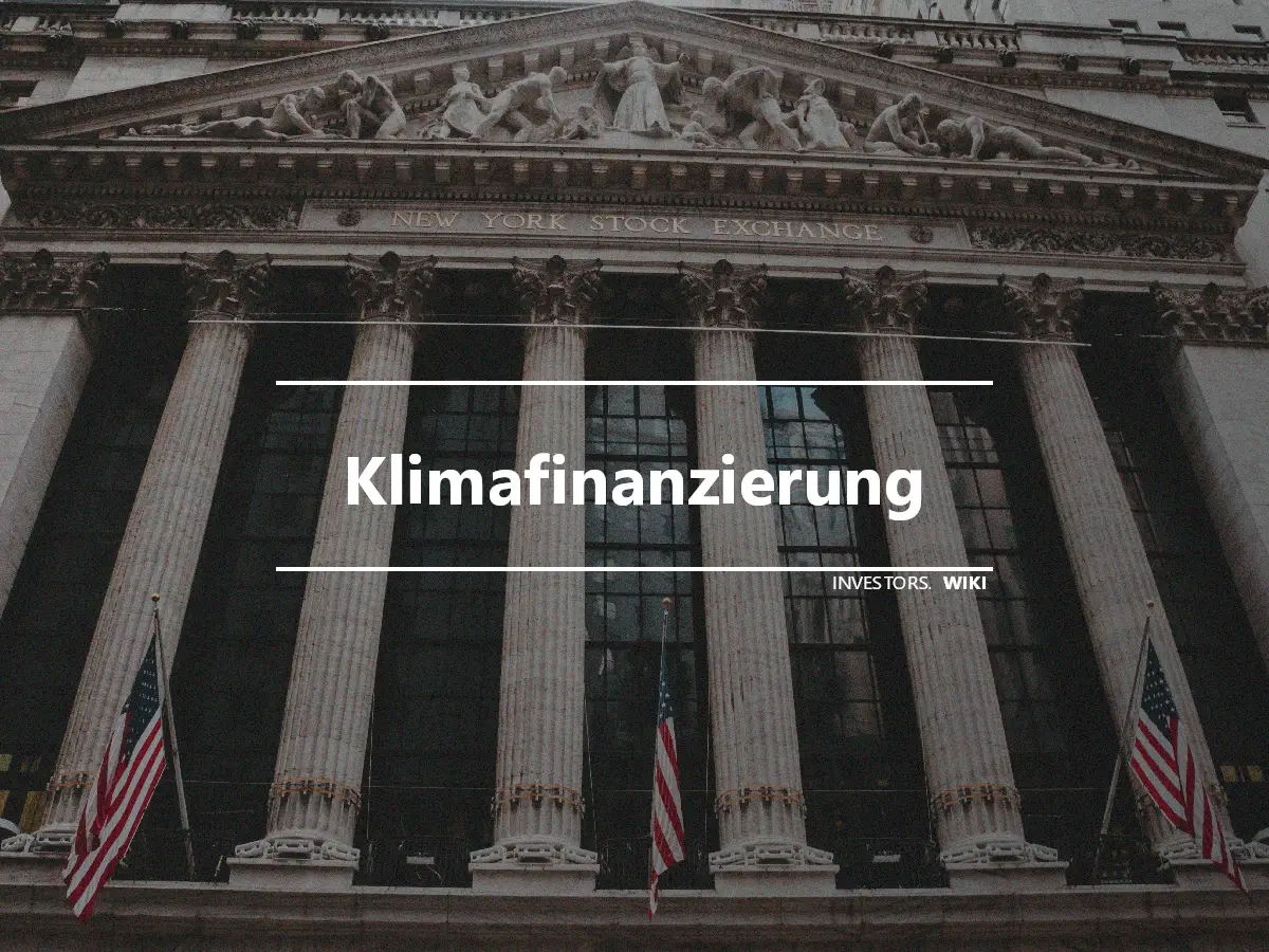 Klimafinanzierung