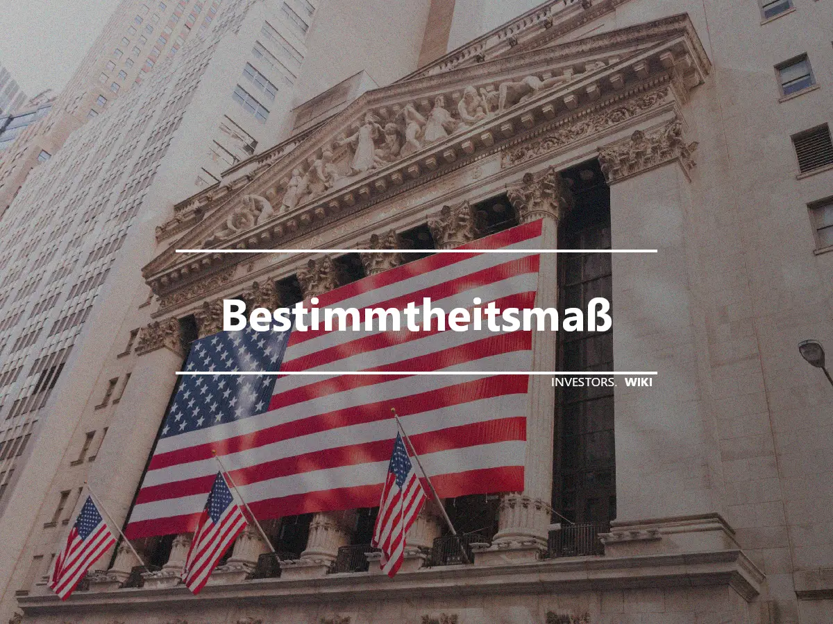 Bestimmtheitsmaß