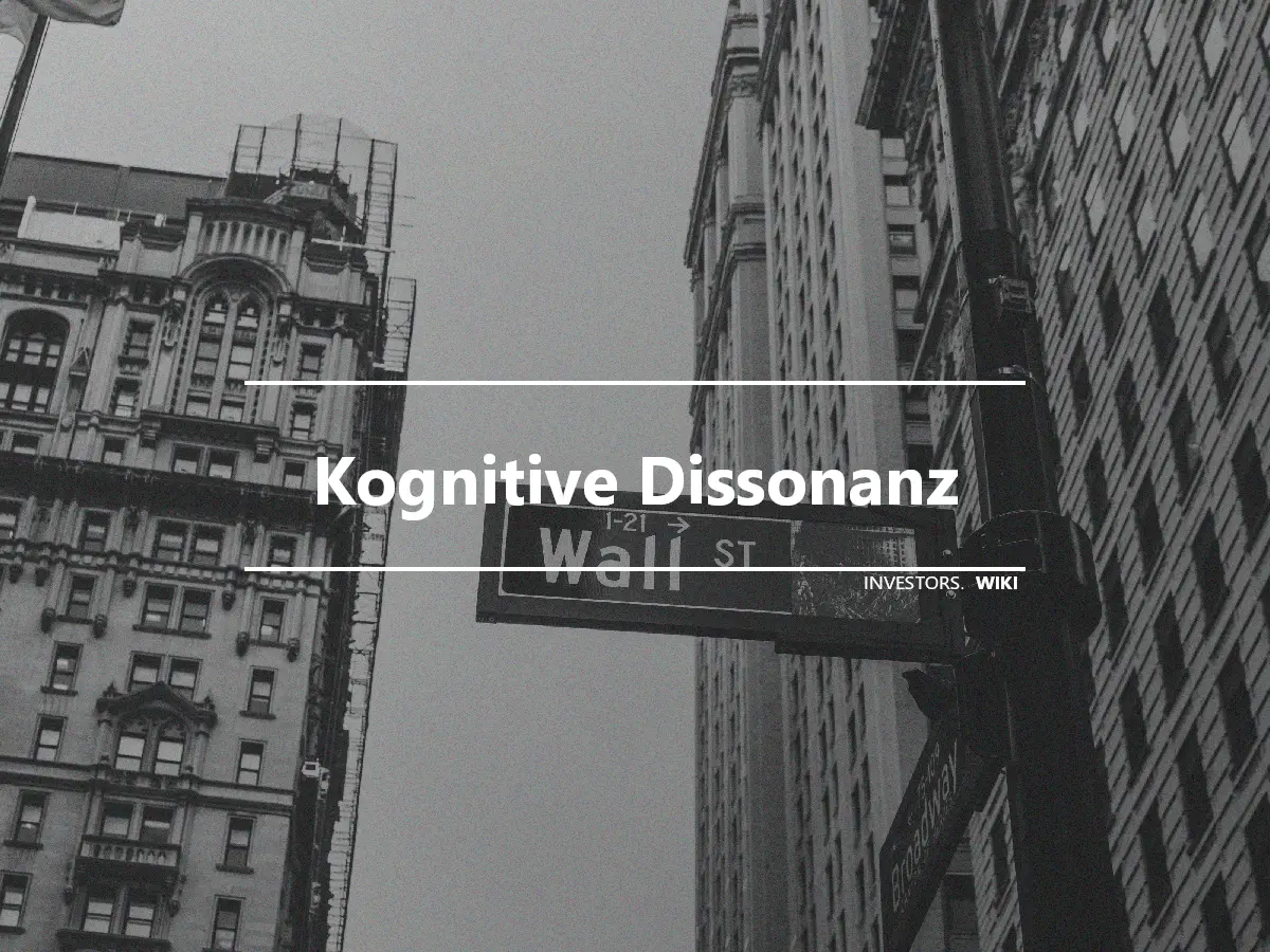 Kognitive Dissonanz