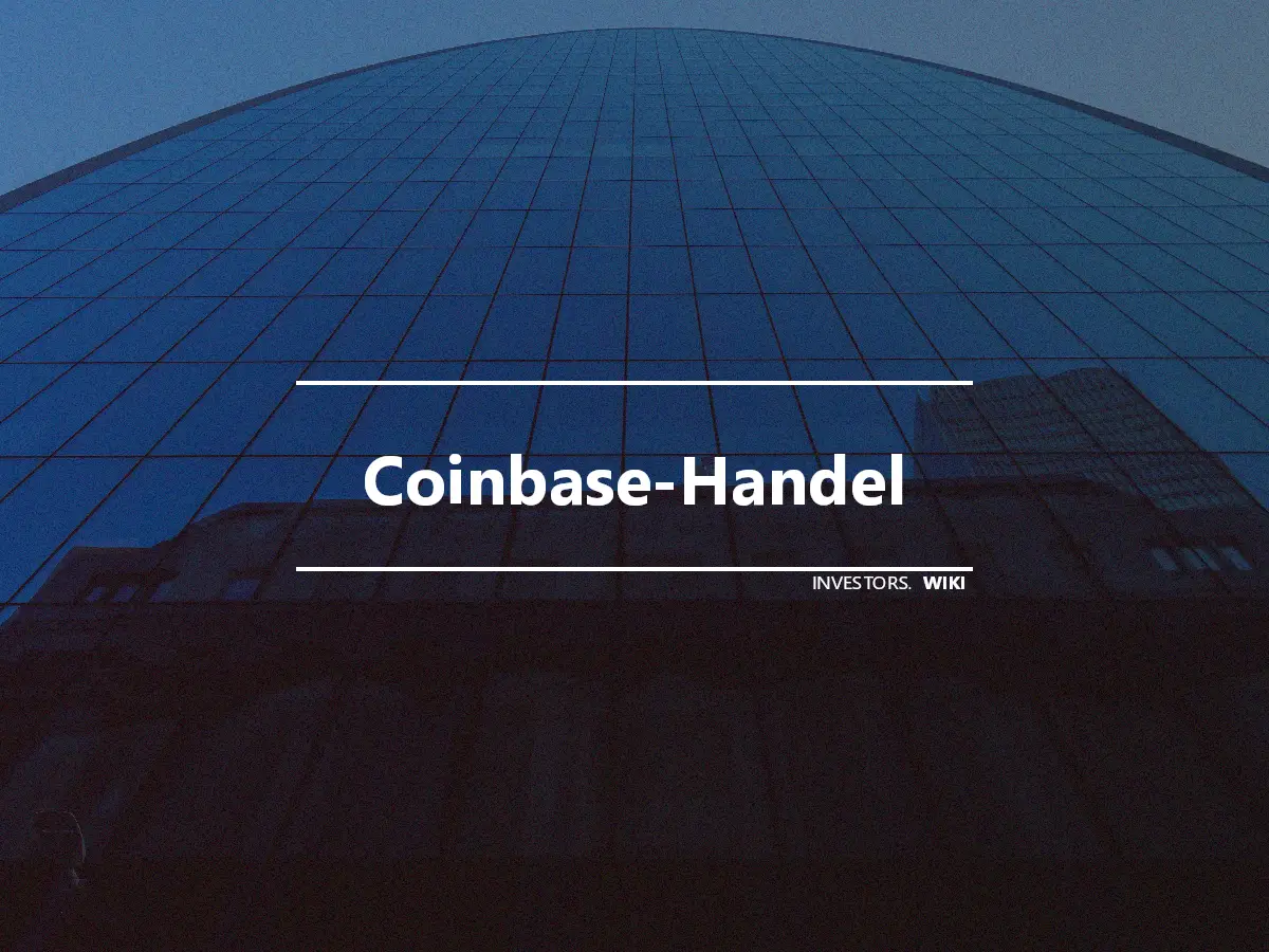 Coinbase-Handel