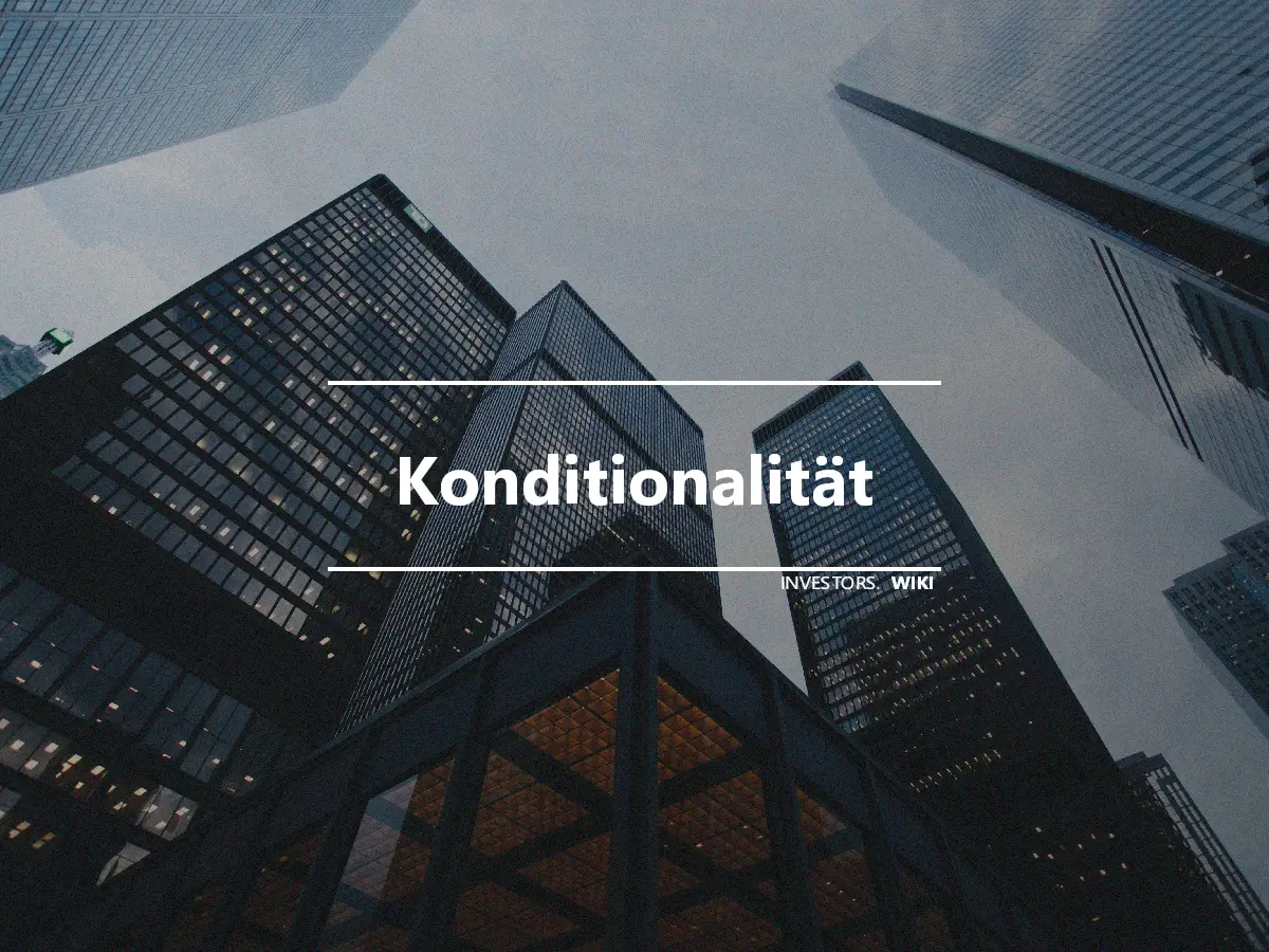 Konditionalität