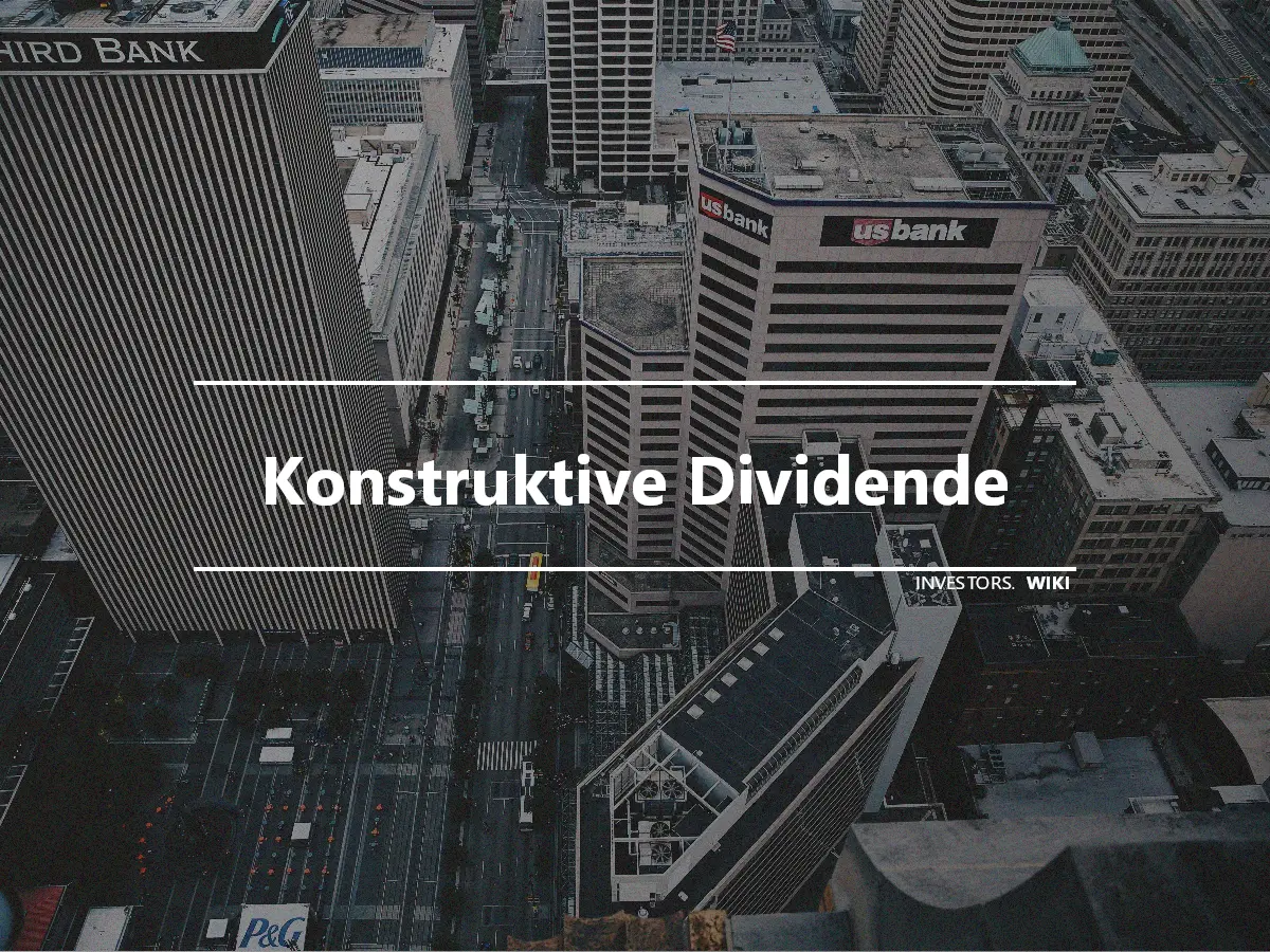 Konstruktive Dividende