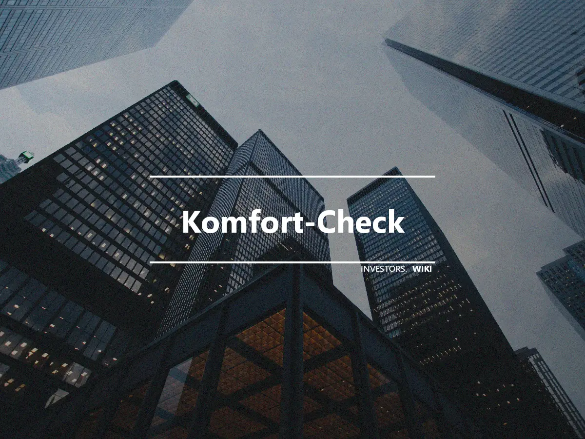 Komfort-Check