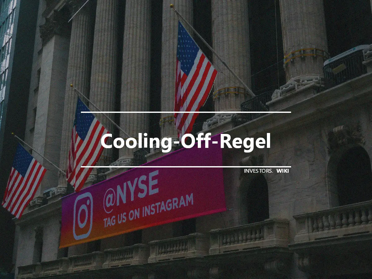 Cooling-Off-Regel