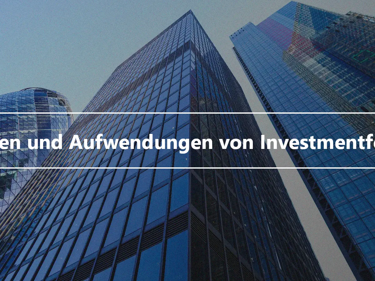 Kosten und Aufwendungen von Investmentfonds