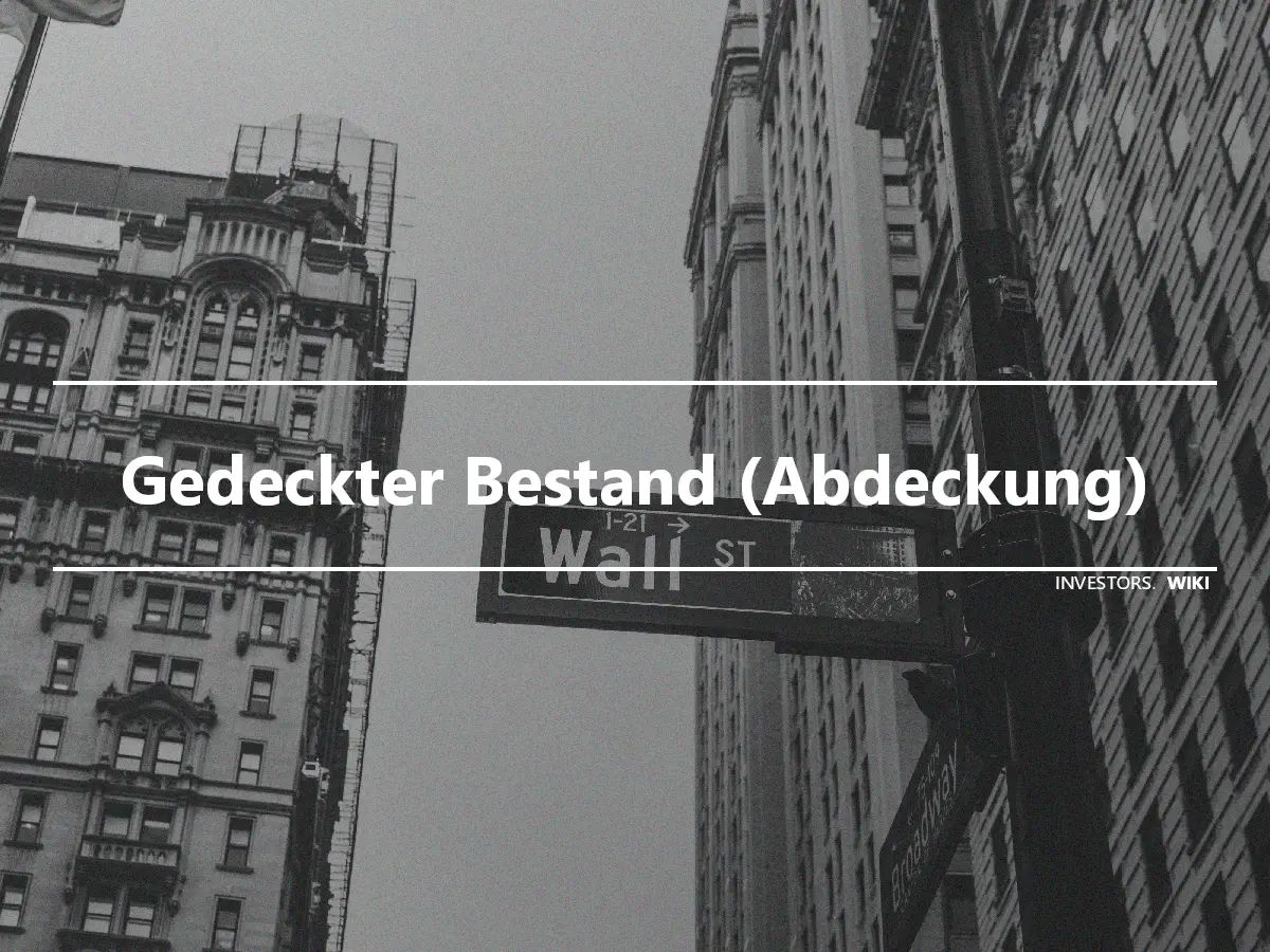 Gedeckter Bestand (Abdeckung)