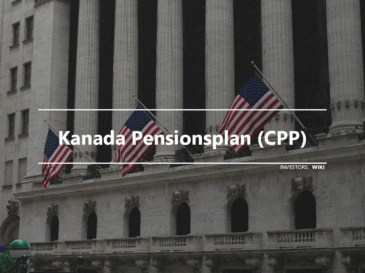 Kanada Pensionsplan (CPP)