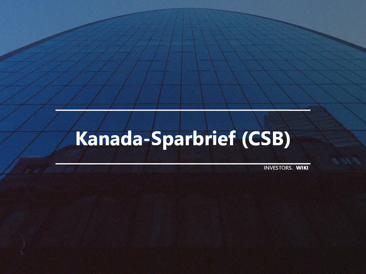 Kanada-Sparbrief (CSB)