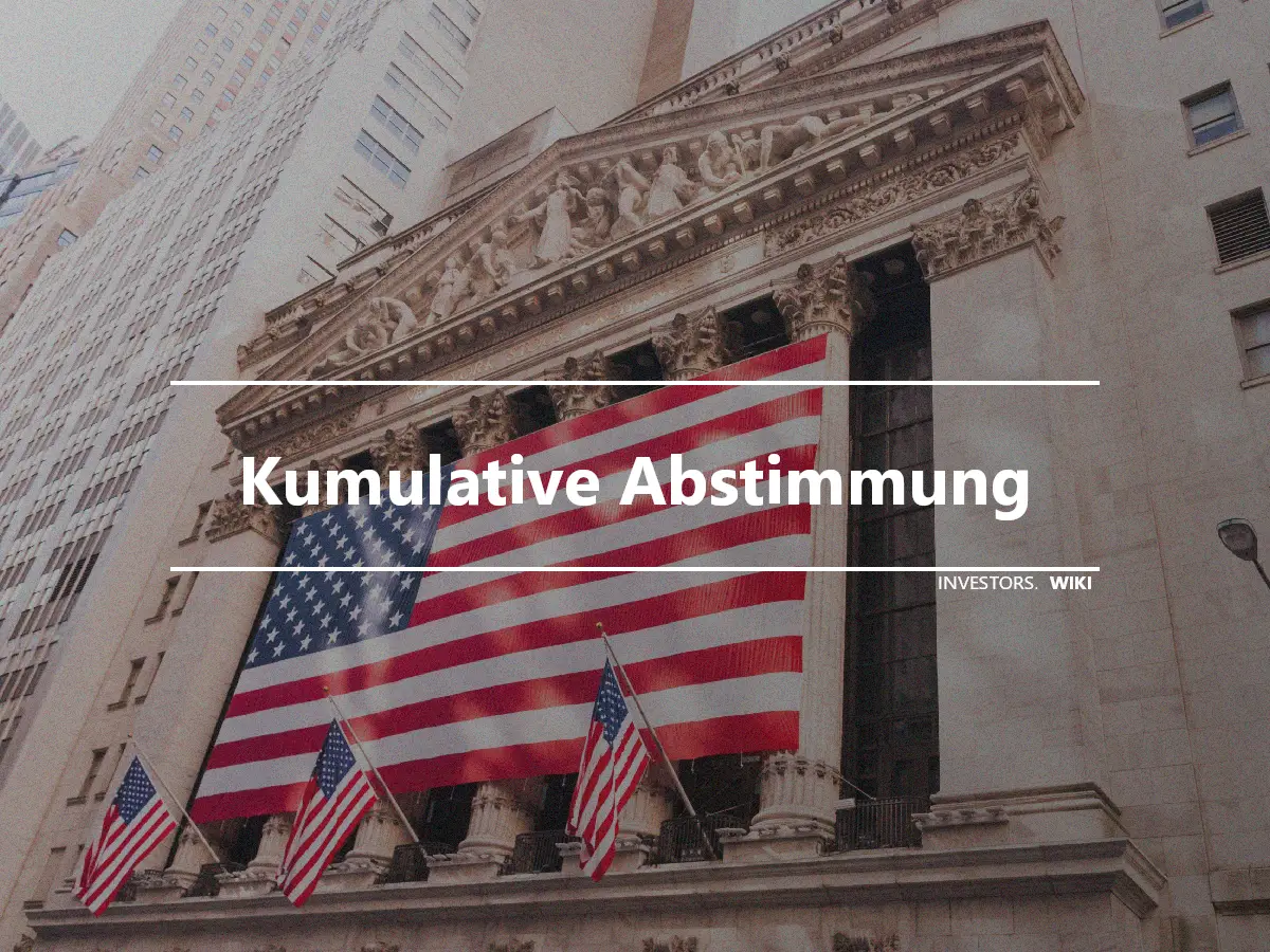 Kumulative Abstimmung