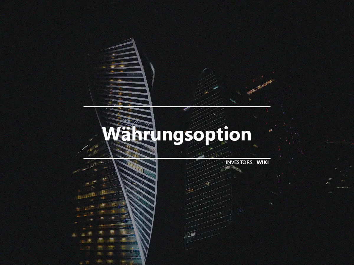 Währungsoption