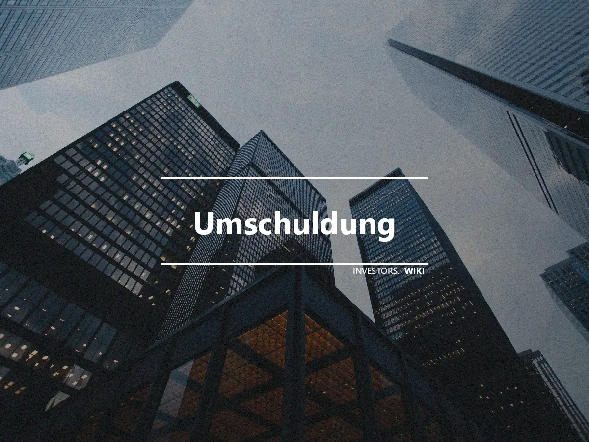 Umschuldung