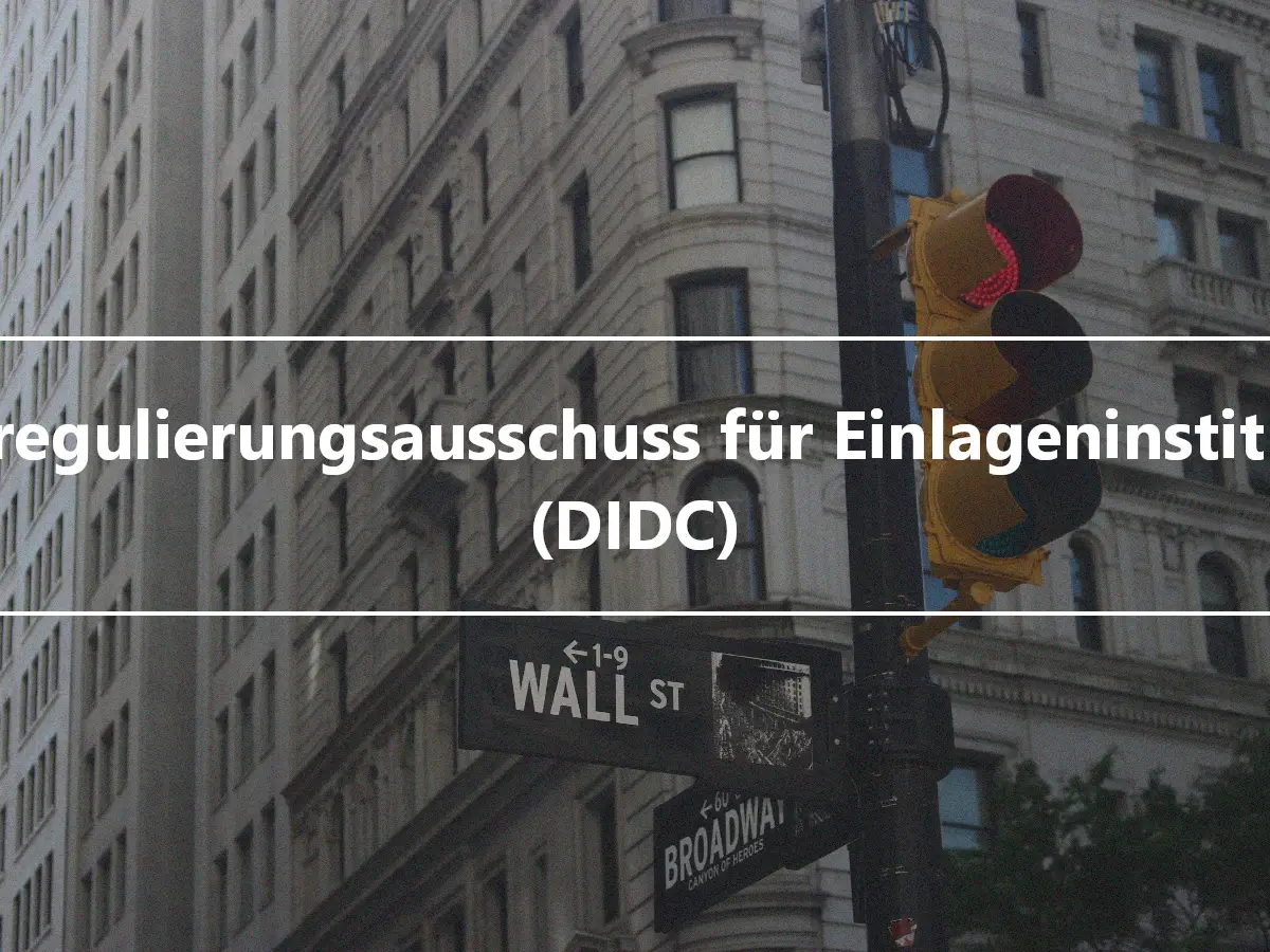 Deregulierungsausschuss für Einlageninstitute (DIDC)