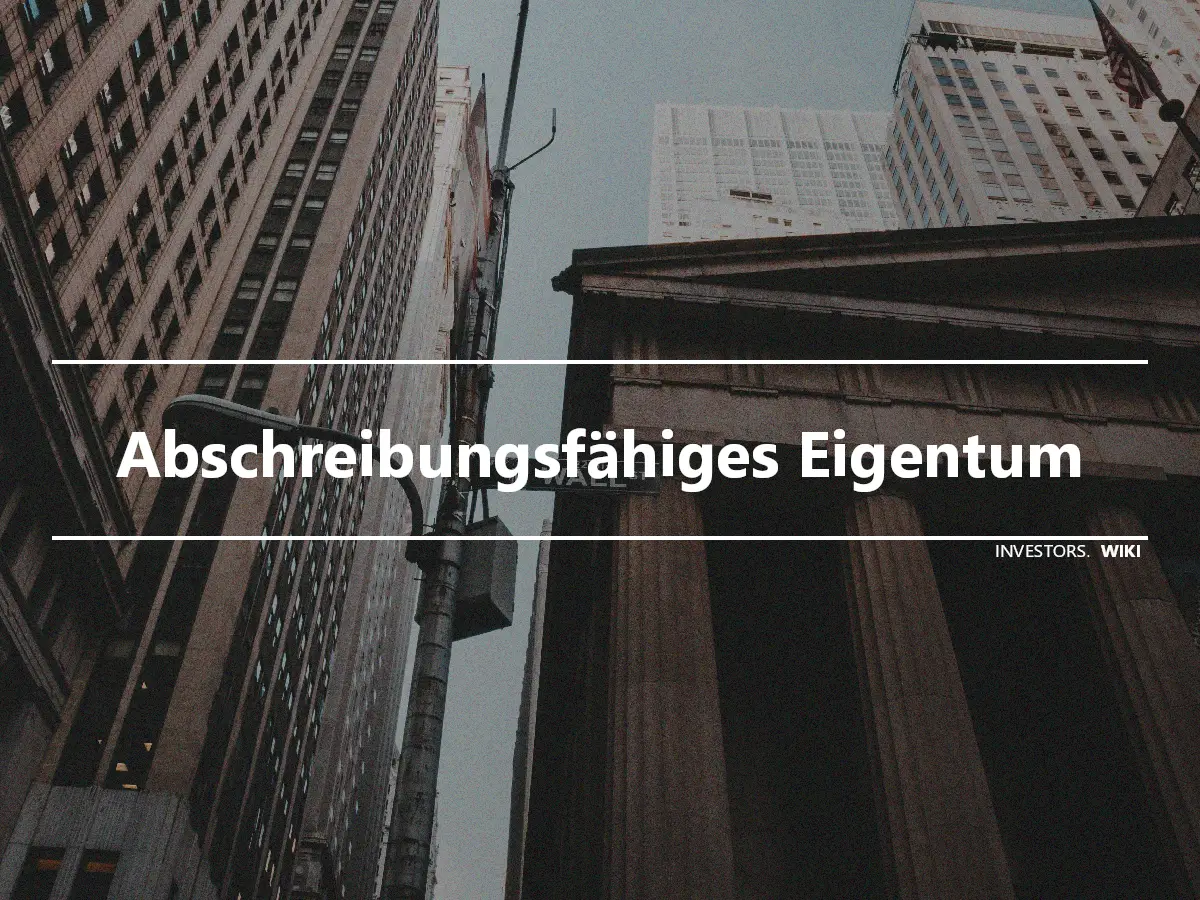 Abschreibungsfähiges Eigentum