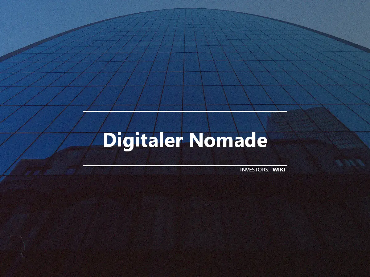 Digitaler Nomade