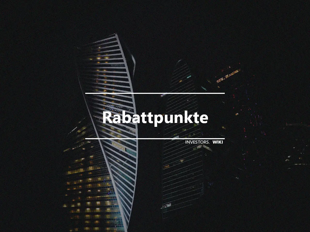 Rabattpunkte