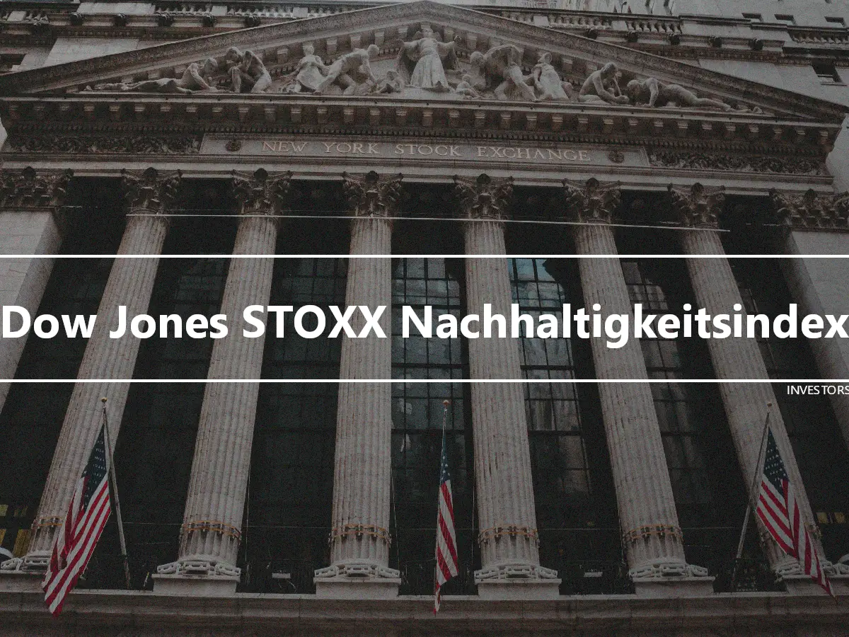 Dow Jones STOXX Nachhaltigkeitsindex