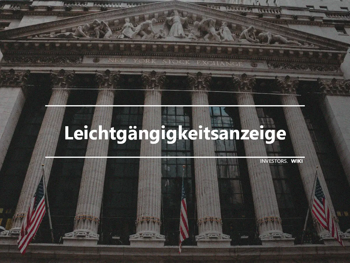 Leichtgängigkeitsanzeige