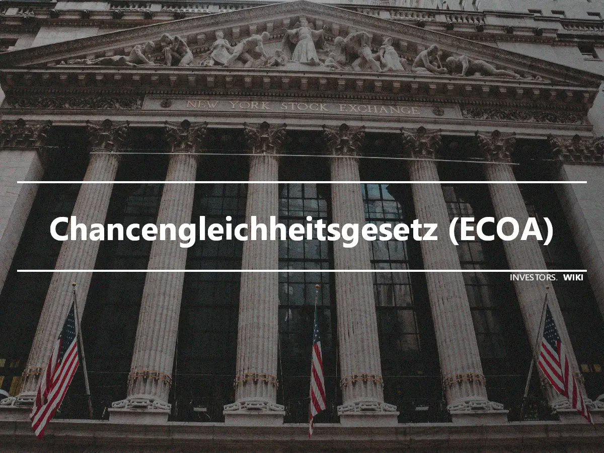 Chancengleichheitsgesetz (ECOA)