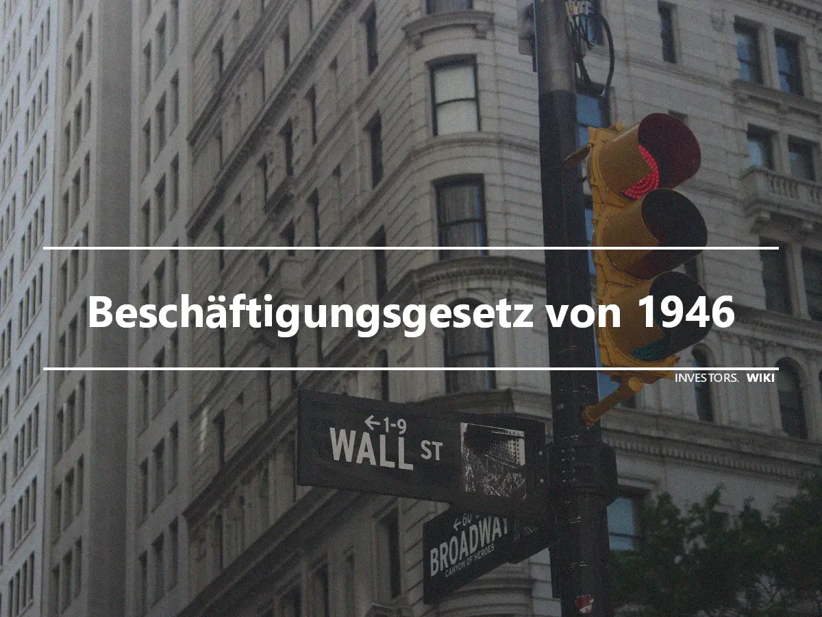 Beschäftigungsgesetz von 1946