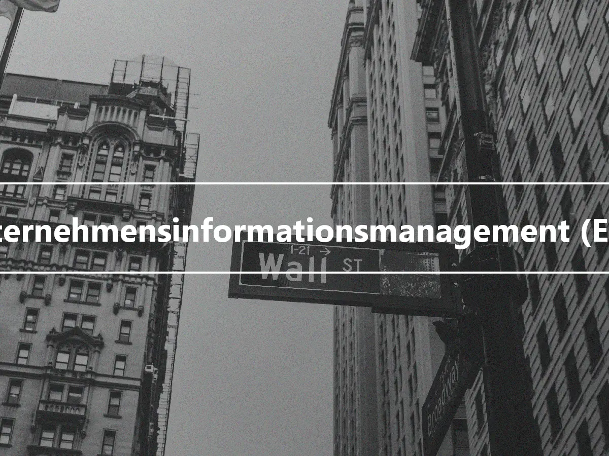 Unternehmensinformationsmanagement (EIM)