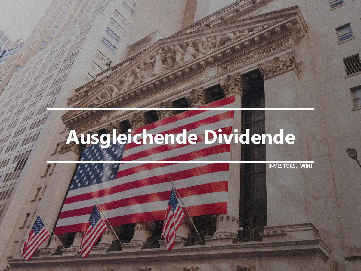 Ausgleichende Dividende