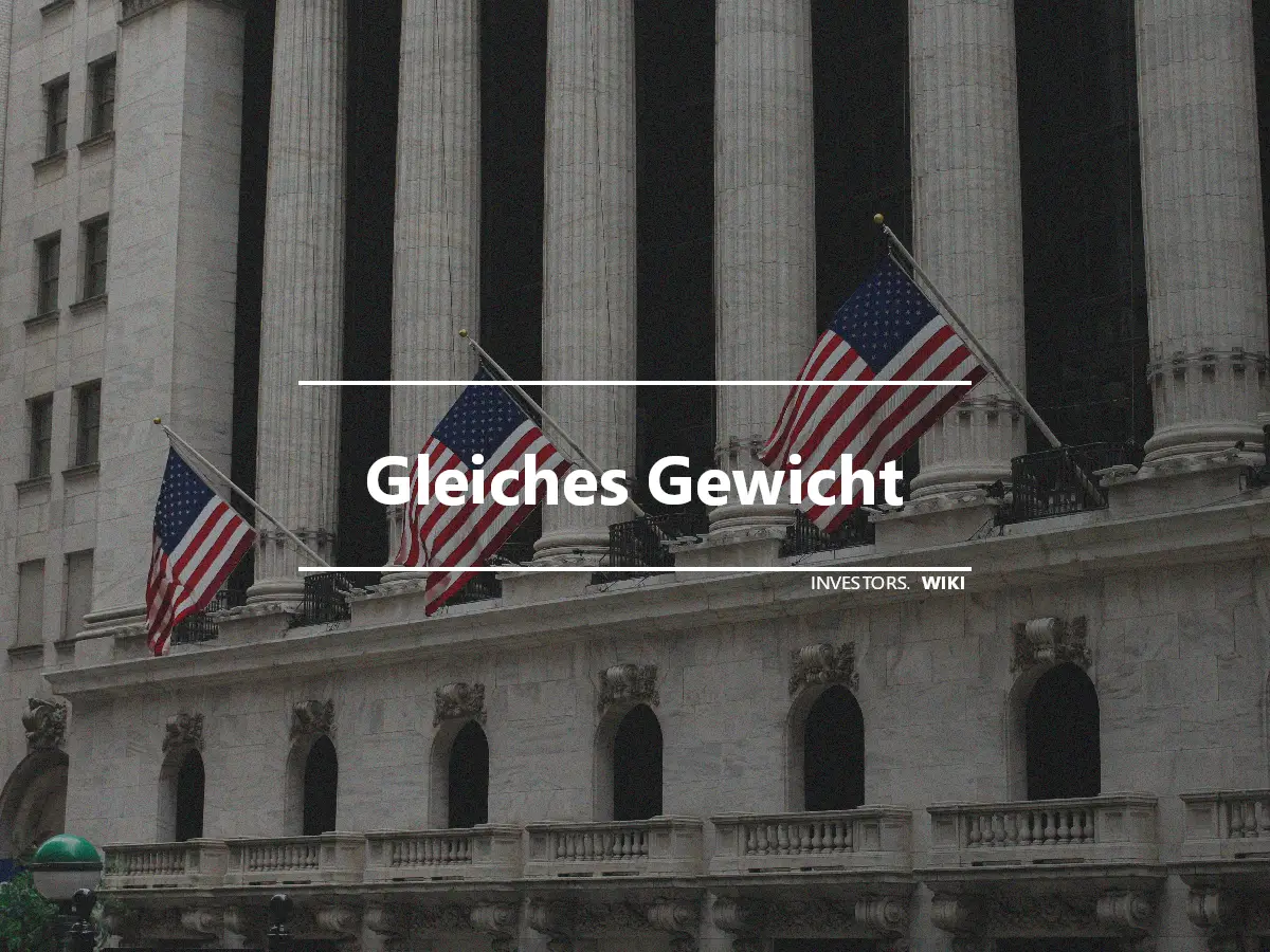 Gleiches Gewicht