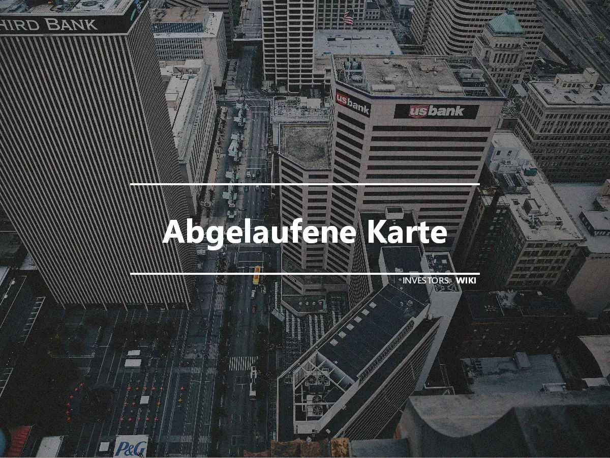 Abgelaufene Karte