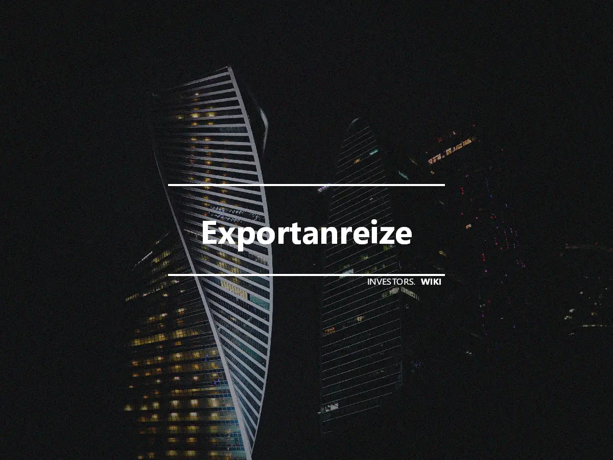 Exportanreize